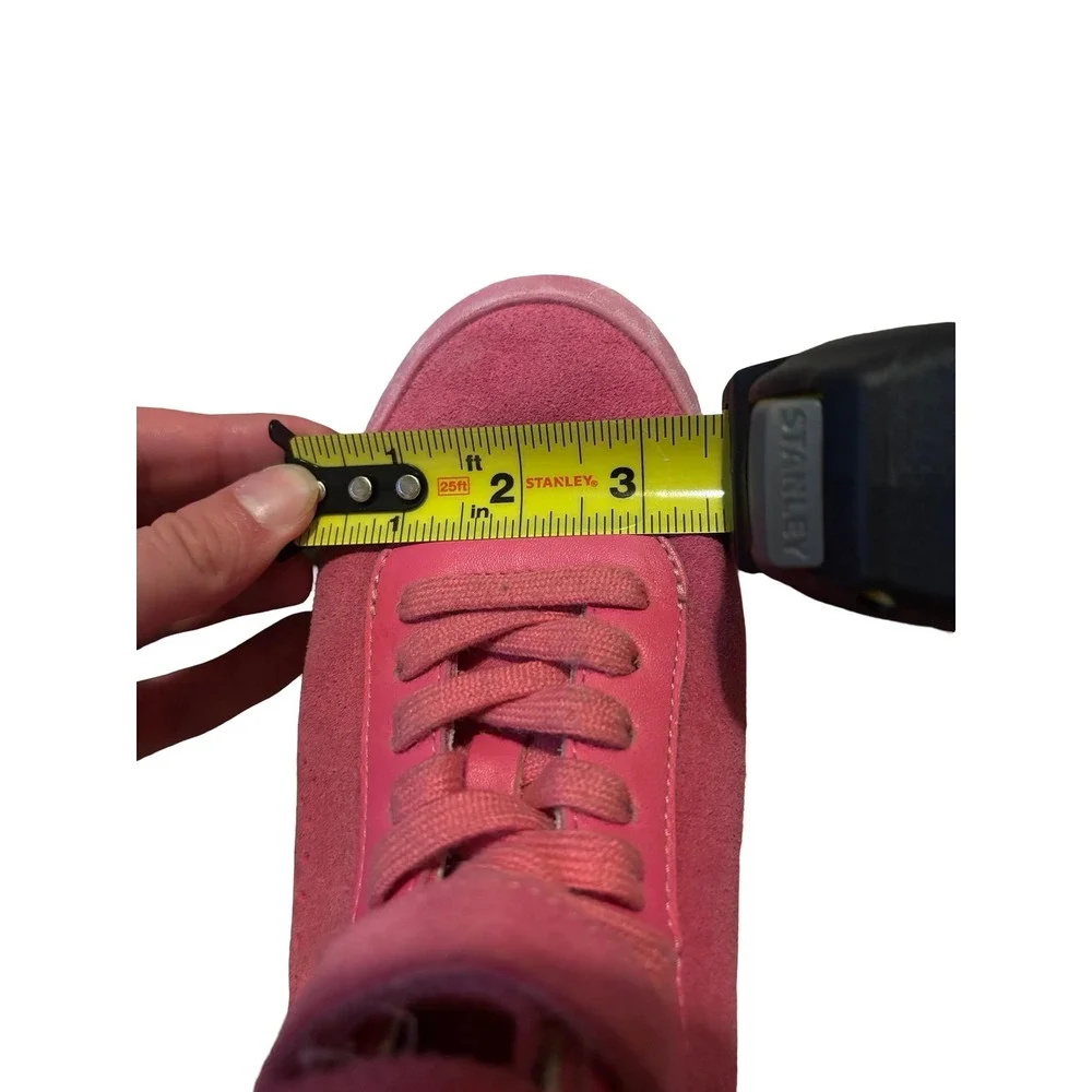 Rag & Bone Pink Suede High Top Sneakers Leather Trim Ankle Strap Shoes